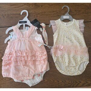 Cynthia Rowley/Kyle & Deena Baby Girl Rompers. Size 3-6m